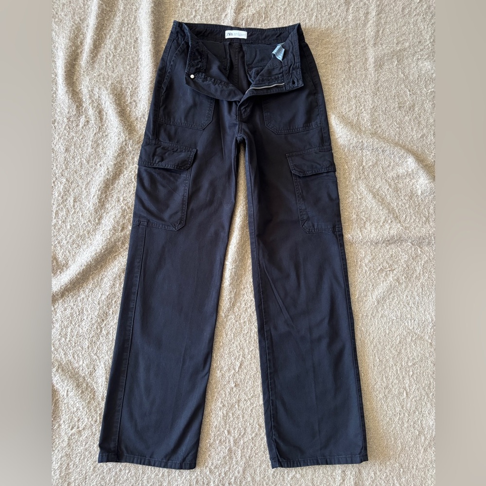 Zara Women’s Black Cargo Pants